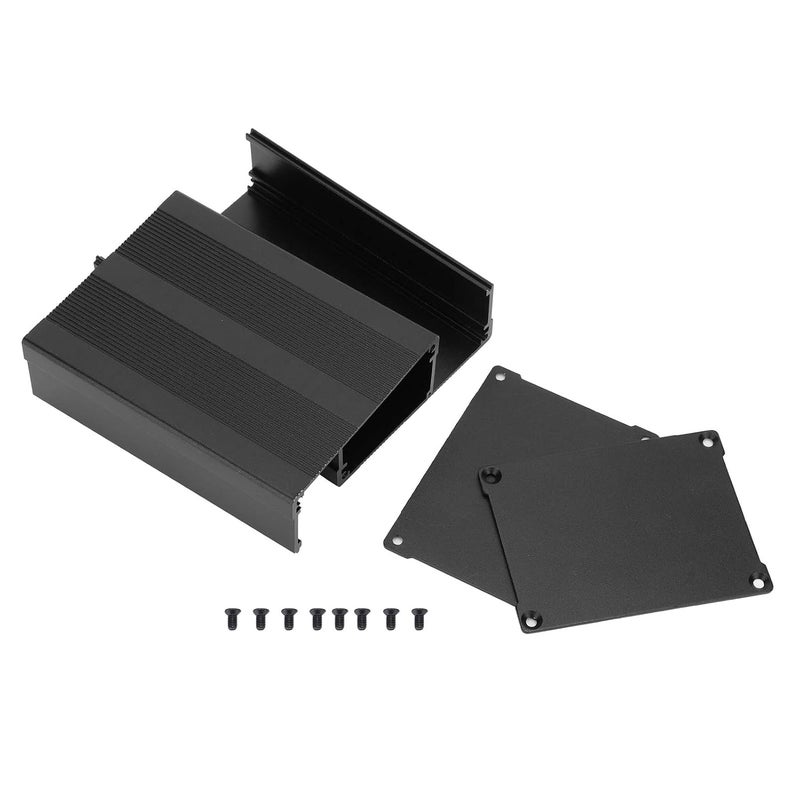 صندوق علبة الألومنيوم 57x76x100مم مؤكسد مصقول لغلاف نظام تحديد المواقع العالمي (GPS) للإلكترونيات الصناعية - Image 1